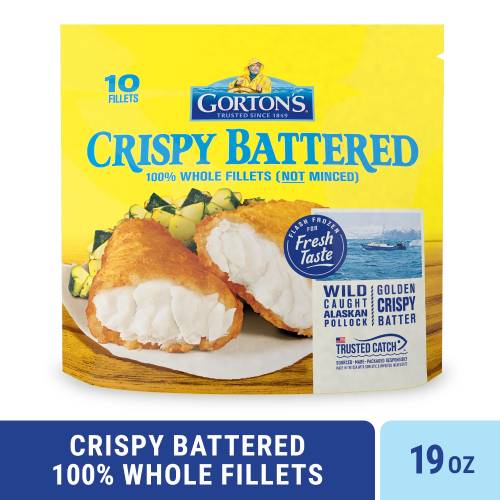 Battered Fish 100% Whole Fillets